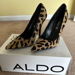 Cheetah high heels